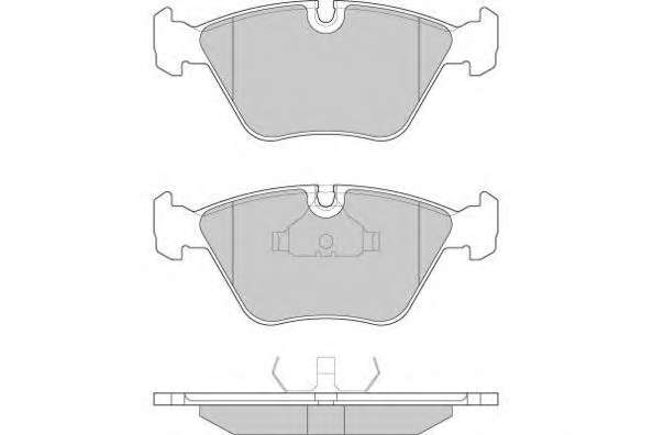 Комплект тормозных колодок, дисковый тормоз