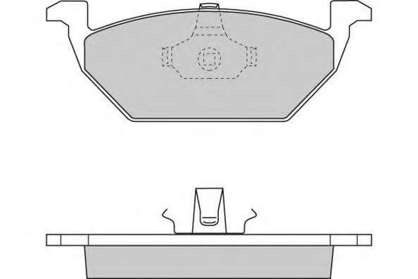 Комплект тормозных колодок, дисковый тормоз