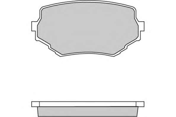 Комплект тормозных колодок, дисковый тормоз