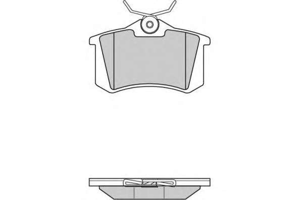 Комплект тормозных колодок, дисковый тормоз
