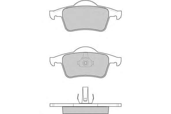 Комплект тормозных колодок, дисковый тормоз
