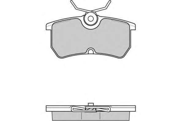 Комплект тормозных колодок, дисковый тормоз