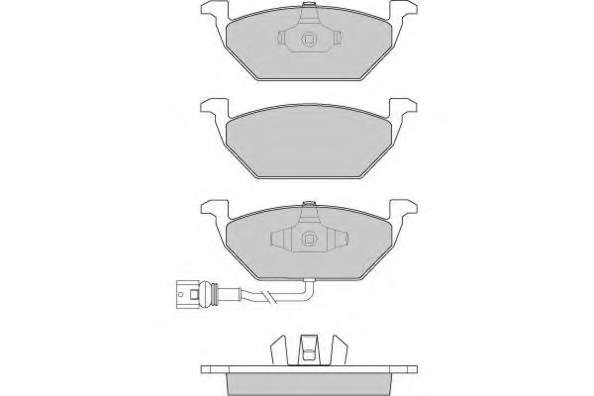 Комплект тормозных колодок, дисковый тормоз