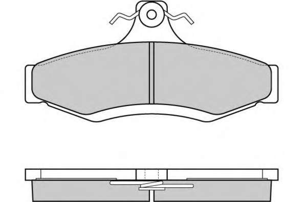 Комплект тормозных колодок, дисковый тормоз
