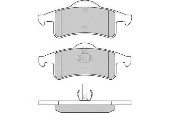 Комплект тормозных колодок, дисковый тормоз