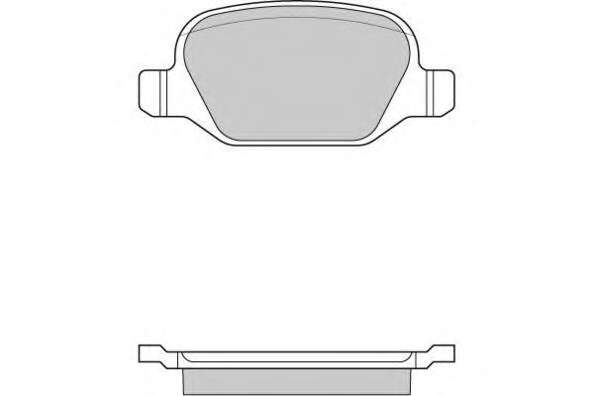 Комплект тормозных колодок, дисковый тормоз