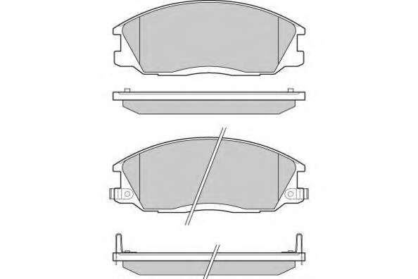 Комплект тормозных колодок, дисковый тормоз