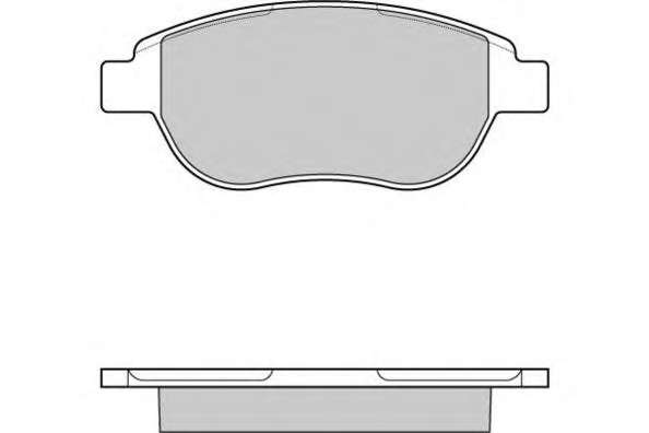 Комплект тормозных колодок, дисковый тормоз