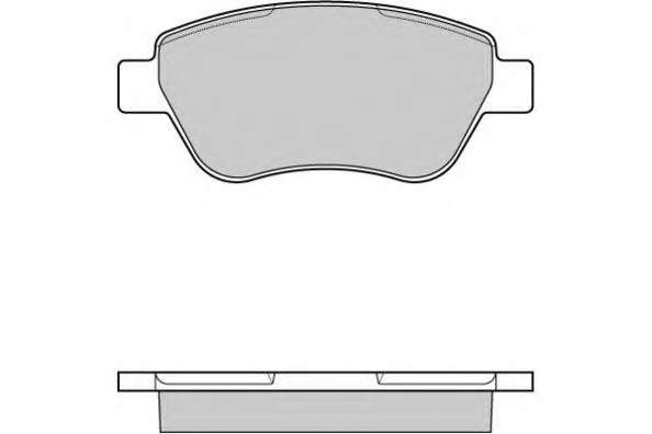 Комплект тормозных колодок, дисковый тормоз