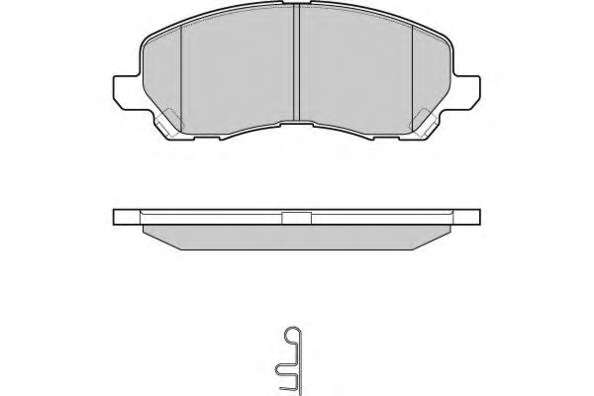 Комплект тормозных колодок, дисковый тормоз