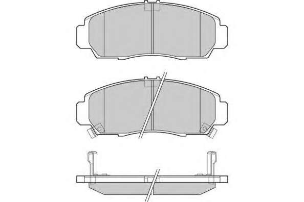 Комплект тормозных колодок, дисковый тормоз