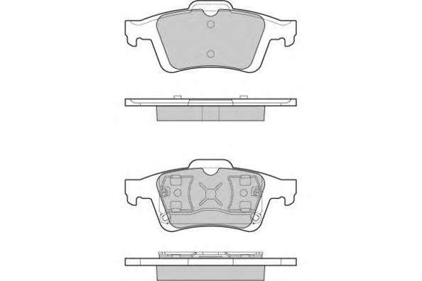 Комплект тормозных колодок, дисковый тормоз