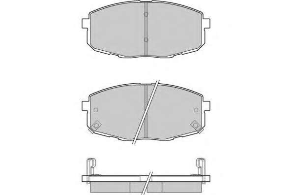 Комплект тормозных колодок, дисковый тормоз
