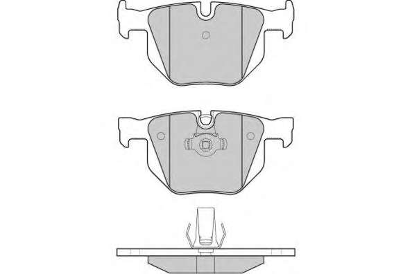 Комплект тормозных колодок, дисковый тормоз
