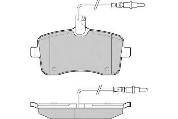 Комплект тормозных колодок, дисковый тормоз
