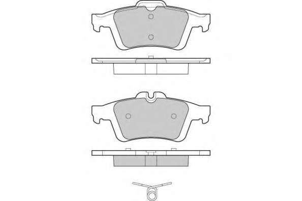 Комплект тормозных колодок, дисковый тормоз