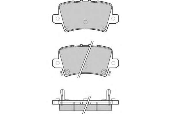 Комплект тормозных колодок, дисковый тормоз