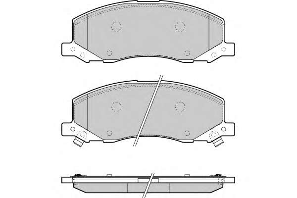 К-кт гальм. колодок перед,(18