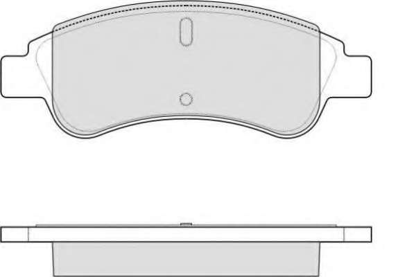 Комплект тормозных колодок, дисковый тормоз