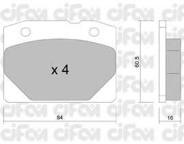 Комплект тормозных колодок, дисковый тормоз