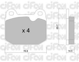 Комплект тормозных колодок, дисковый тормоз