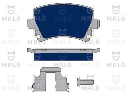 Комплект тормозных колодок, дисковый тормоз