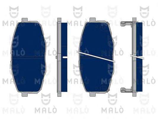 Комплект тормозных колодок, дисковый тормоз
