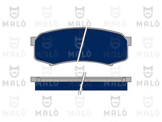 Комплект тормозных колодок, дисковый тормоз