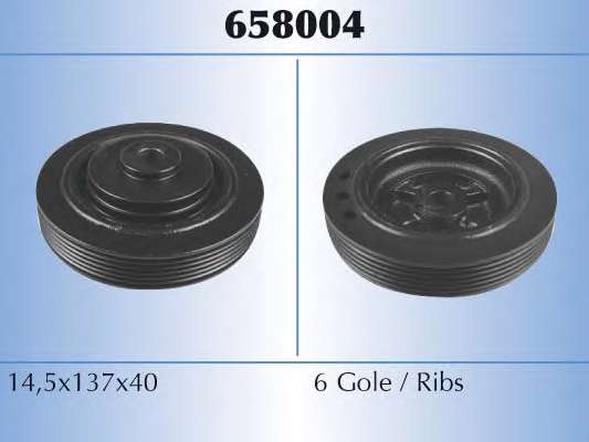 Ременный шкив, коленчатый вал