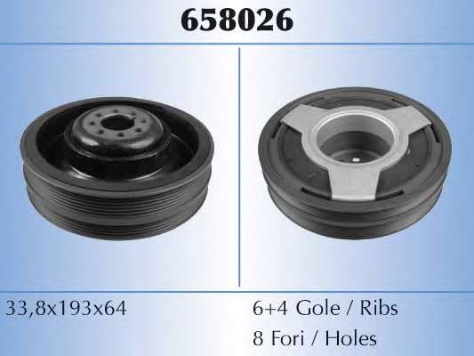 Ременный шкив, коленчатый вал
