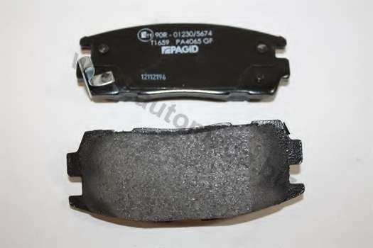 Комплект тормозных колодок, дисковый тормоз