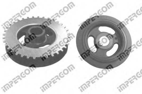 Ременный шкив, коленчатый вал