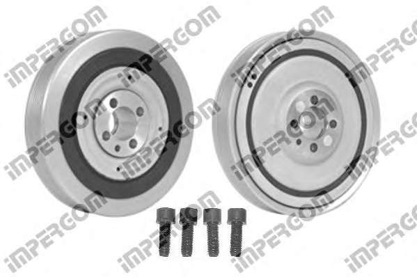 Шкив коленвала Fiat Doblo 1.9JTD 01- (с комплектом болтов)