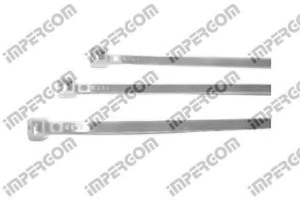 Стяжка пластиковая 4,5x280 мм (белая)