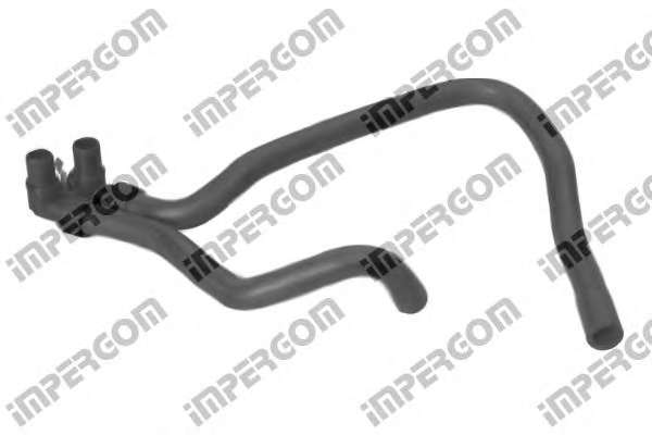 Патрубок радиатора печки Peugeot Partner/Citroen Berlingo 1.9D 96- (к-кт в сборе)