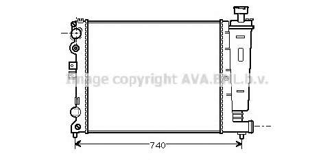 Радиатор, охлаждение двигателя