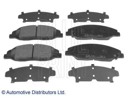 Комплект тормозных колодок, дисковый тормоз