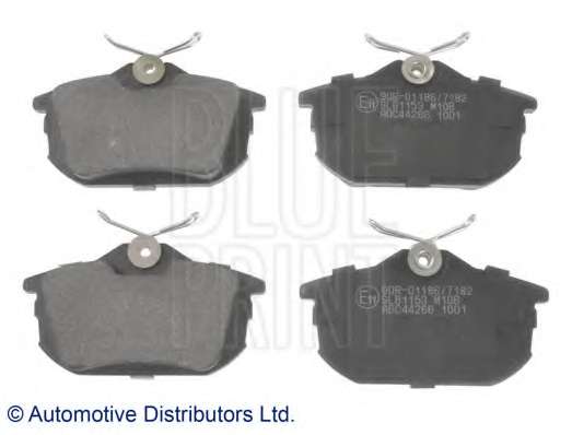 Колодки тормозные (задние) Mitsubishi Carisma/Colt/Space Star/Volvo S40 95-12 (с датчиками)