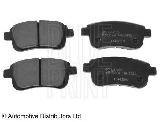 Колодки тормозные (задние) Renault Fluence/Megane/Scenic 1.2-2.0dCi 08-   