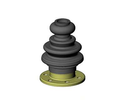 Пильовик ШРКШ внутр. (з металевим флянцем) 24x108x124 VW Transporter III-IV 86-03