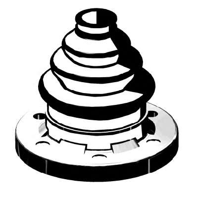 Пильовик ШРКШ внут. 25x108x80 BMW 5/7/X5 2.5D-3.0D 01-