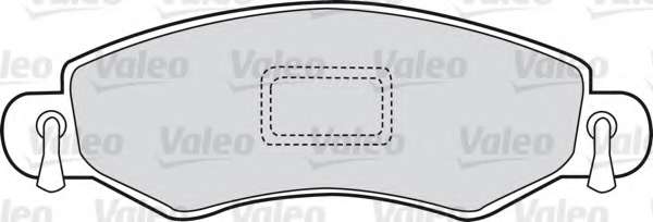 Комплект тормозных колодок, дисковый тормоз