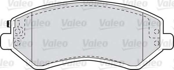 Комплект тормозных колодок, дисковый тормоз
