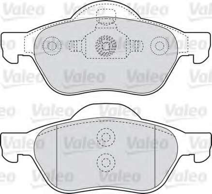 Комплект тормозных колодок, дисковый тормоз