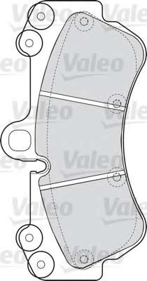 Комплект тормозных колодок, дисковый тормоз