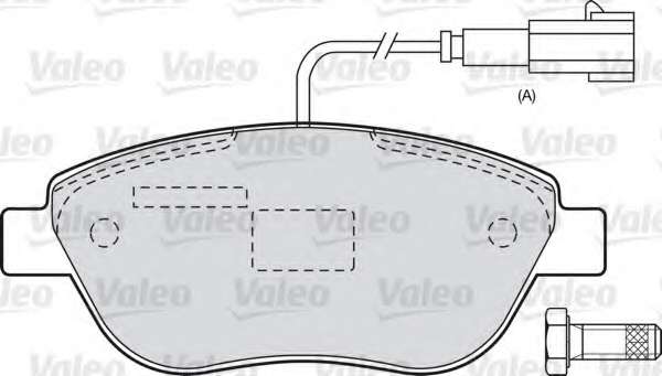 Комплект тормозных колодок, дисковый тормоз