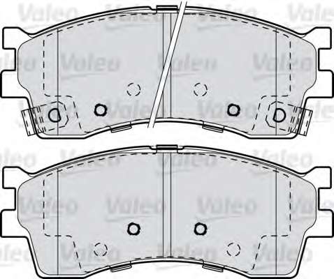 Комплект тормозных колодок, дисковый тормоз