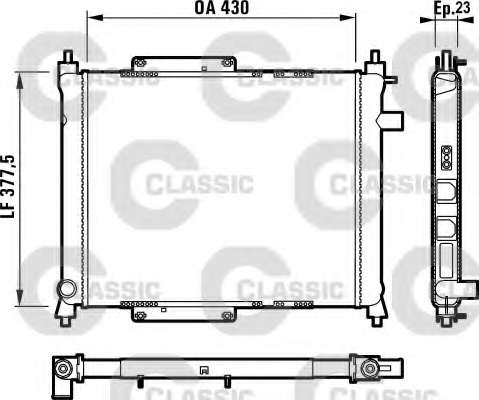 Радиатор, охлаждение двигателя