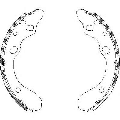 Комплект тормозных колодок