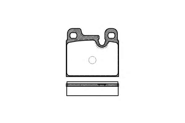 Комплект тормозных колодок, дисковый тормоз